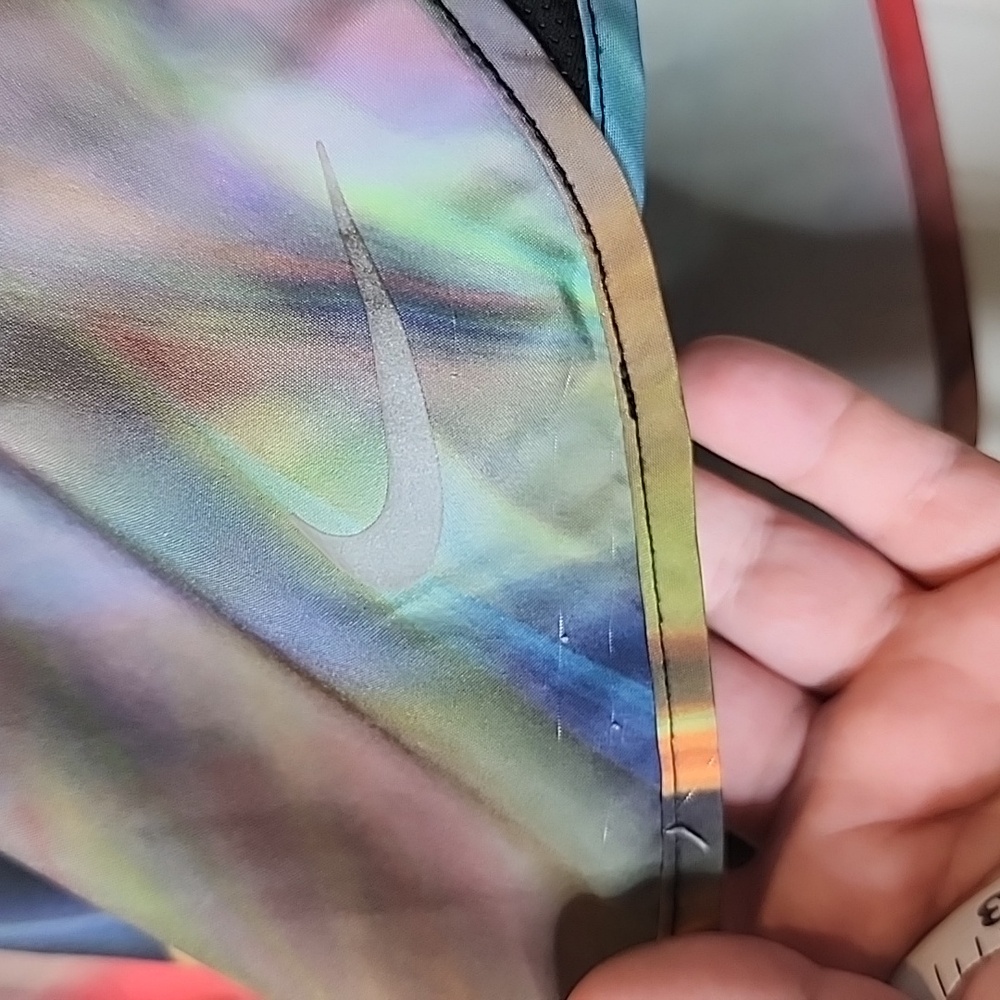 Nike Dri-Fit Tempo Track 3.5 Shorts Multi-Colored Women's Medium - Picture 9 of 12